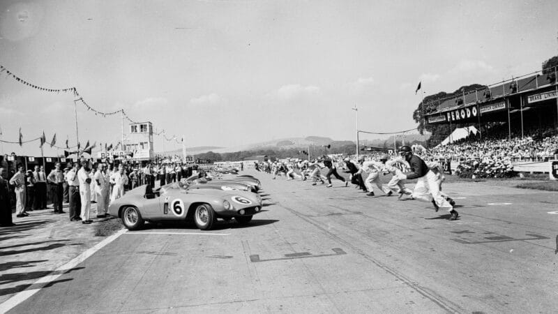 20th August 1955- The start of the International Nine Hour Race at Goodwood