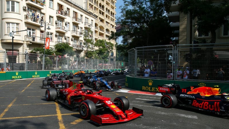 A picture of Baku Azerbaijan F1 GP 2021
