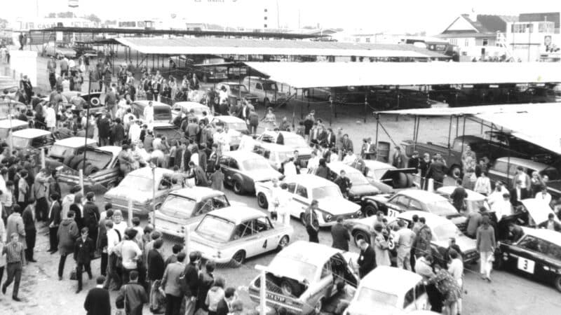 Saloons gather for action.